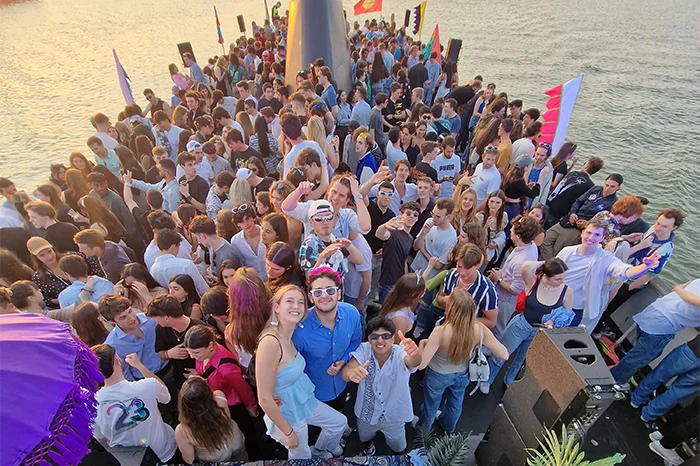 Top company outing on the water
